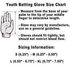 Mizuno Youth Batting Gloves Size Chart Images Gloves And