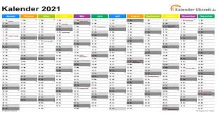 Als jahresübersicht im taschenkalender, als bürokalender. Excel Kalender 2021 Download Freeware De