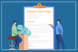 resume cover page exles how to