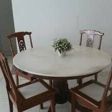 Goodnite factory outlets is a furniture store that offers various types of dining table set and marble dining table in malaysia. Marble Dining Table Chairs Price Reduced Home Furniture Furniture On Carousell