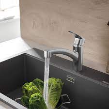 dual spray pull out kitchen faucet