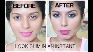 make your face slimmer instantly