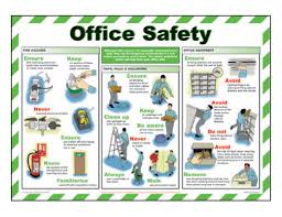 Workplace Safety Posters Office Safety 420 X 590mm Laminated