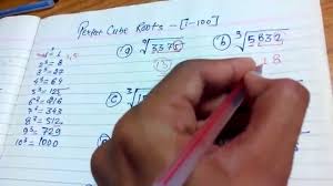 find out cube roots 1 to 100 in 3 sec