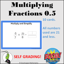 Multiplying Fractions Set 0 5 Made By