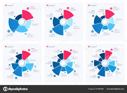 Set Of Pie Chart Concepts Vector Templates For Web
