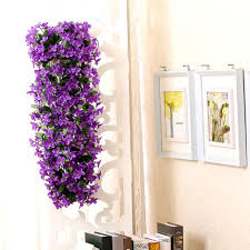 Livingandhome Wall Hanging Fake Flower