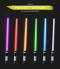 Double Star Wars Light Saber Sword Toys With Sound Laser Lightsaber Darth Vader Jedi Rey Luke Skywalker Yoda Light Saber Toys