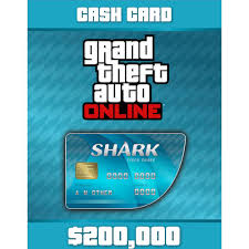 Solve your money problem and help get what you want across los santos and blaine county with the occasional purchase of cash packs for grand theft auto online. Grand Theft Auto Online 200 000 Tiger Shark Cash Card Windows Digital 1000005709 Best Buy