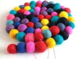 diy cozy felt ball rugs for your home