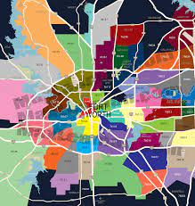 ft worth zipcode map fort worth zip