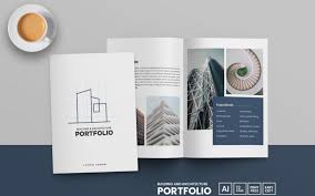 architecture portfolio template design