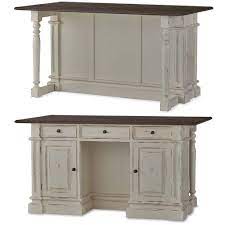 Opening on both side for maximum width, we can build any island with one or two drop leafs if space in your home is limited. Roosevelt White Distressed Kitchen Island Counter Drop Leaf Top Suede