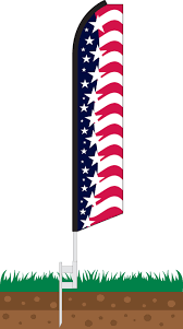 star spangled banner swooper feather flag