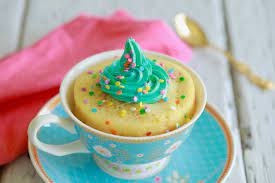 1 minute microwave funfetti mug cake