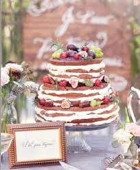 wedding cakes without frosting