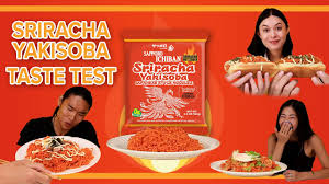 sriracha yakisoba taste test you