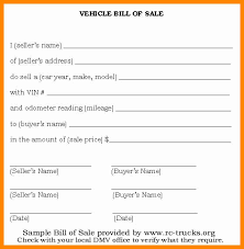 Simple Bill Of Sale For Car Unique Car Sales Form Template Selling