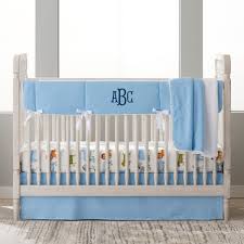 monogrammed baby bedding