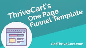 Thrivecarts One Page Funnel Template Get Yours