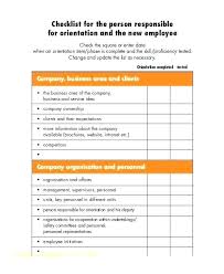 New Hire Checklist Templates Free Word Excel Documents Employee