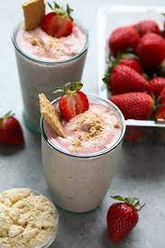 strawberry protein shake 5 ings