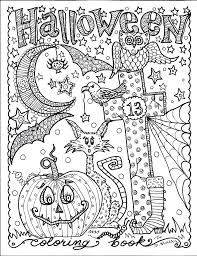 Halloween pumpkin coloring page by coloring life. Adult Halloween Coloring Books Adultcoloringbookz