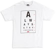 Dgk Eye Chart T Shirt White