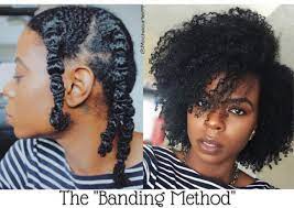 Shrinkage can't fool folks forever! How To Stretch Your Natural Hair With The Banding Method Naturallycurly Com
