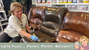 re your leather couch with all in