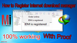 Where mgr is download manager instance, dwnid is unique id returned. Idm Register How To Register Internet Download Manager 100 With Proof Mohid Info Youtube