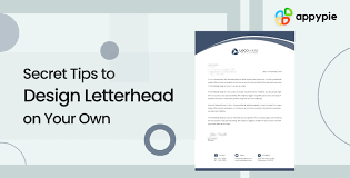 secret tips to design letterhead on