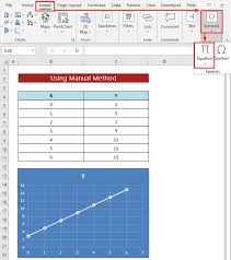 How To Display Equation Of A Line In