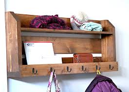 Small Pallet Inspired Coat Rack With