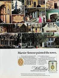 Martin Senour Paint Vintage Print Ad