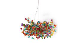 Large Rainbow Chandelier With