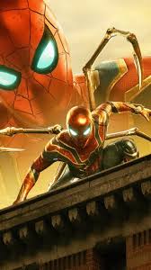 Spiderman vs mysterio 4k new. Iron Spider Spider Man Far From Home 2019 4k Ultra Hd Mobile Wallpaper Iron Spider Marvel Wallpaper Avengers Wallpaper