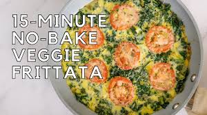 15 minute veggie stovetop frittata