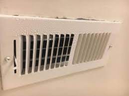condensation around ac vents causes
