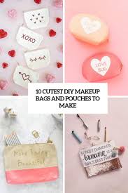 10 cutest diy makeup bags and pouches