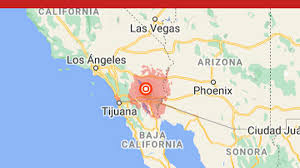 Del 24 de julio de 2021 (tiempo del centro de méxico). Terremoto De Magnitud 5 3 Sacudio A California En La Frontera Con Mexico