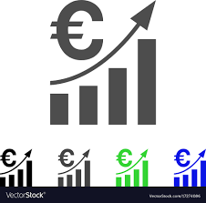 Euro Bar Chart Trend Icon