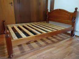 solid timber queen bed beds gumtree