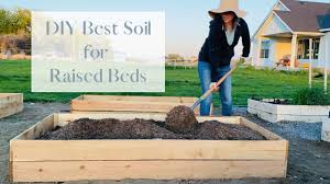 diy raised bed soil mix your plants