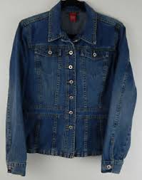 Details About Sundance Catalog Womens Sz 10 Blue Denim Jean Jacket Button Fitted Waist Pockets