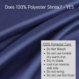 How do you shrink a polyester rayon shirt?
