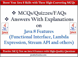 mcq on java 8 features javatech