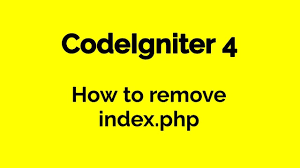 remove index php