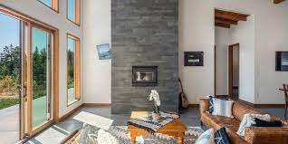 17 Modern Stacked Stone Fireplace Ideas