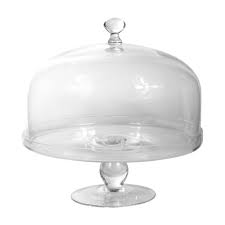 glass dome cake storage glass cake stand